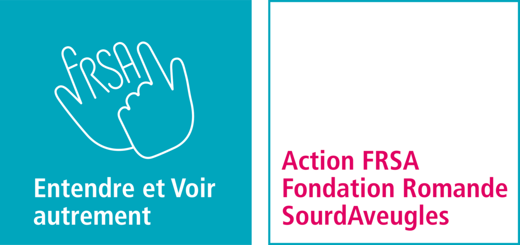 Logo ACtion FRSA, Fondation (Suisse) Romande SourdAveugles.