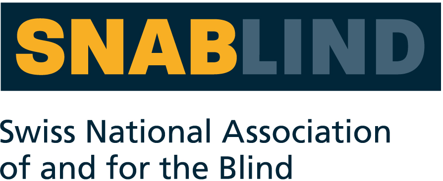 Logo SNAB, Swiss National Assiociation of and for the Blind.